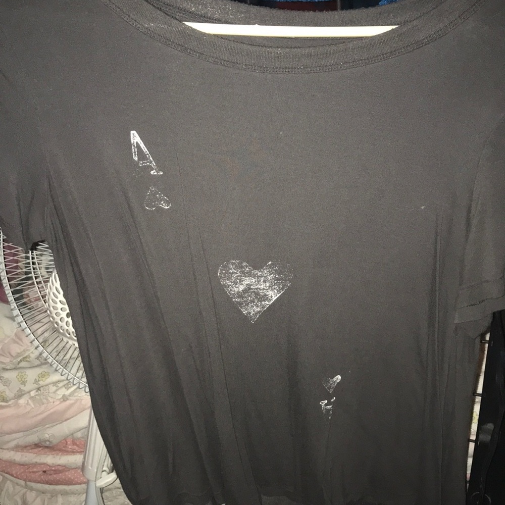 Gray ace shirt